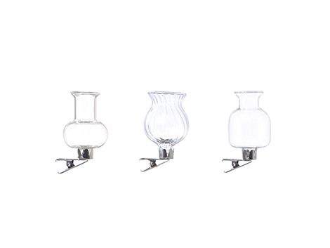 House of Nature Vase auf Clip  7cm 3er Set