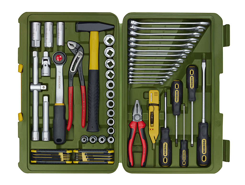 Proxxon PKW und Universalwerkzeugkoffer 23650