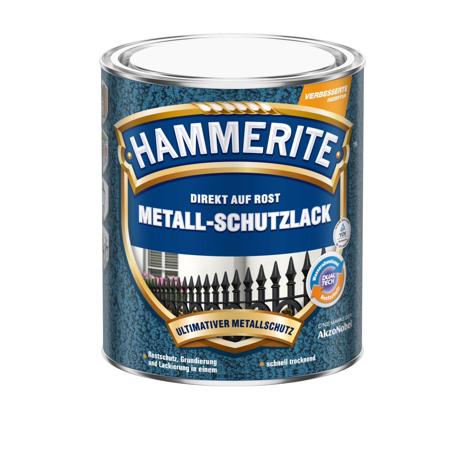 Hammerite Metallschutzlack Hammerschlag dunkelgrau