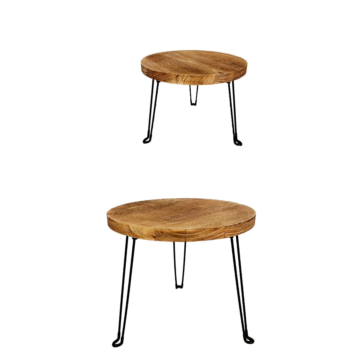 House of Nature Beistelltisch Tavan Ø50cm 2er Set