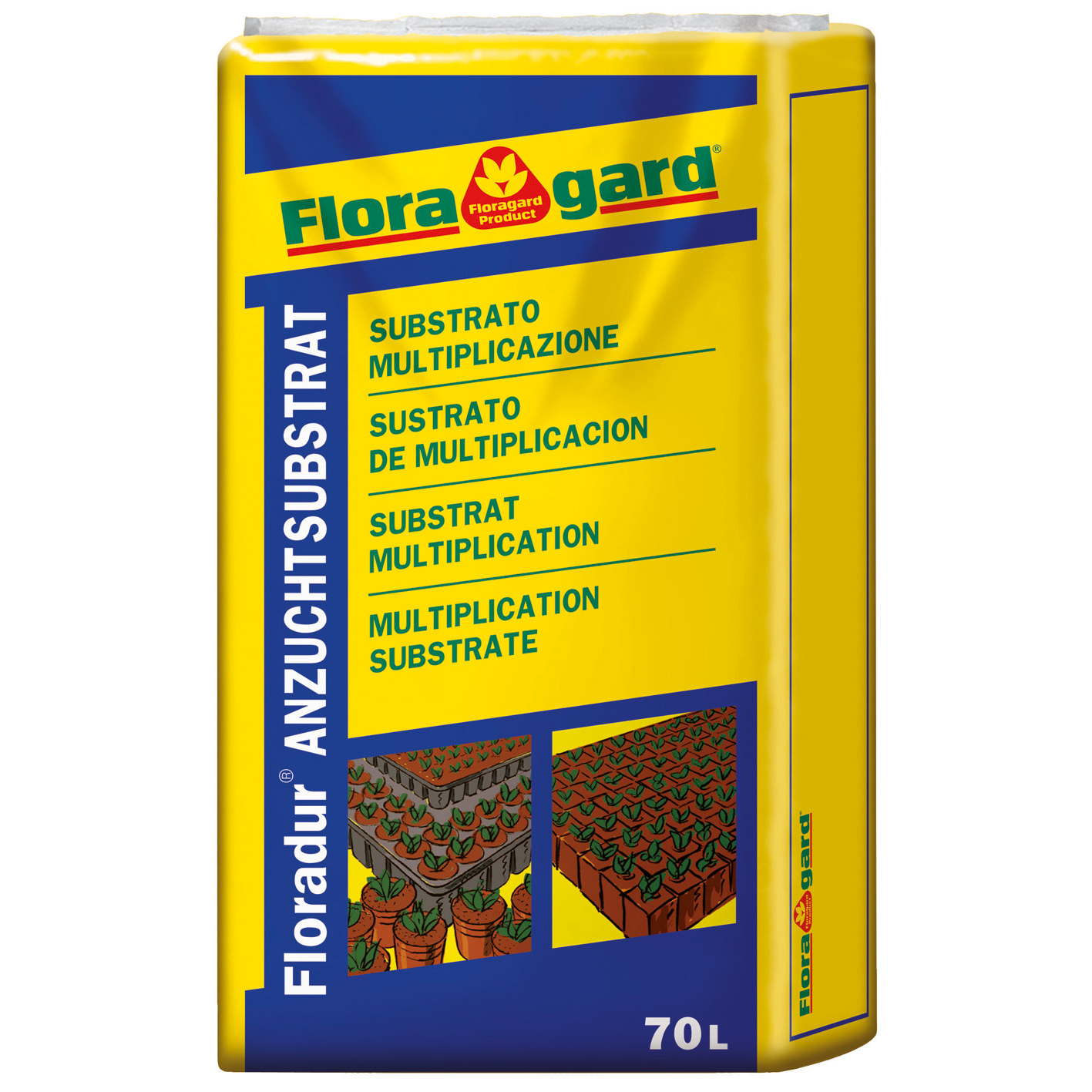 Floragard Floraton 3 Anzuchtsubstrat und Schildkrötenerde 70 L