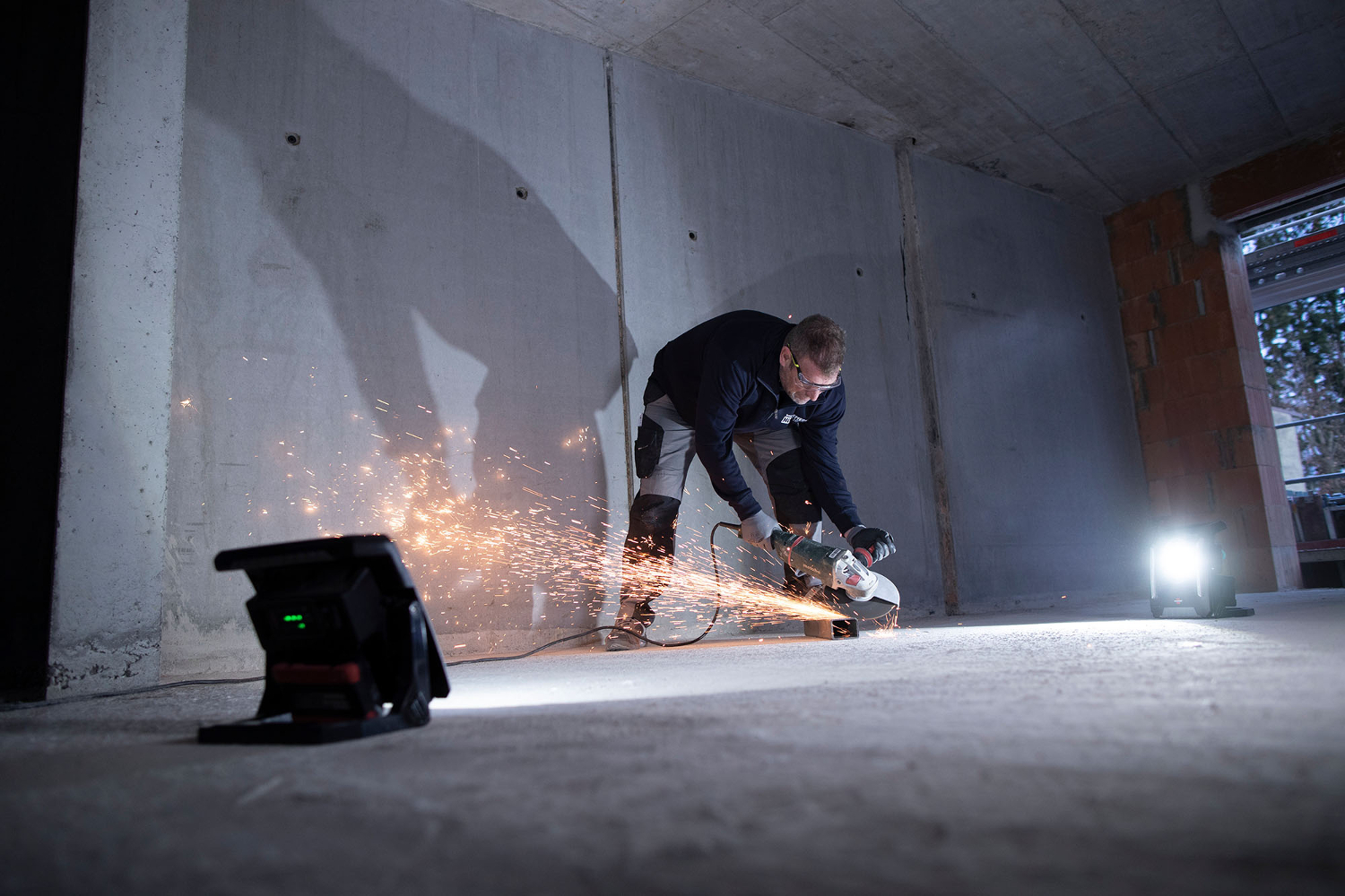 Brennenstuhl Professional Multi Battery LED Akku Baustrahler 4000 MA 4500 lm IP65