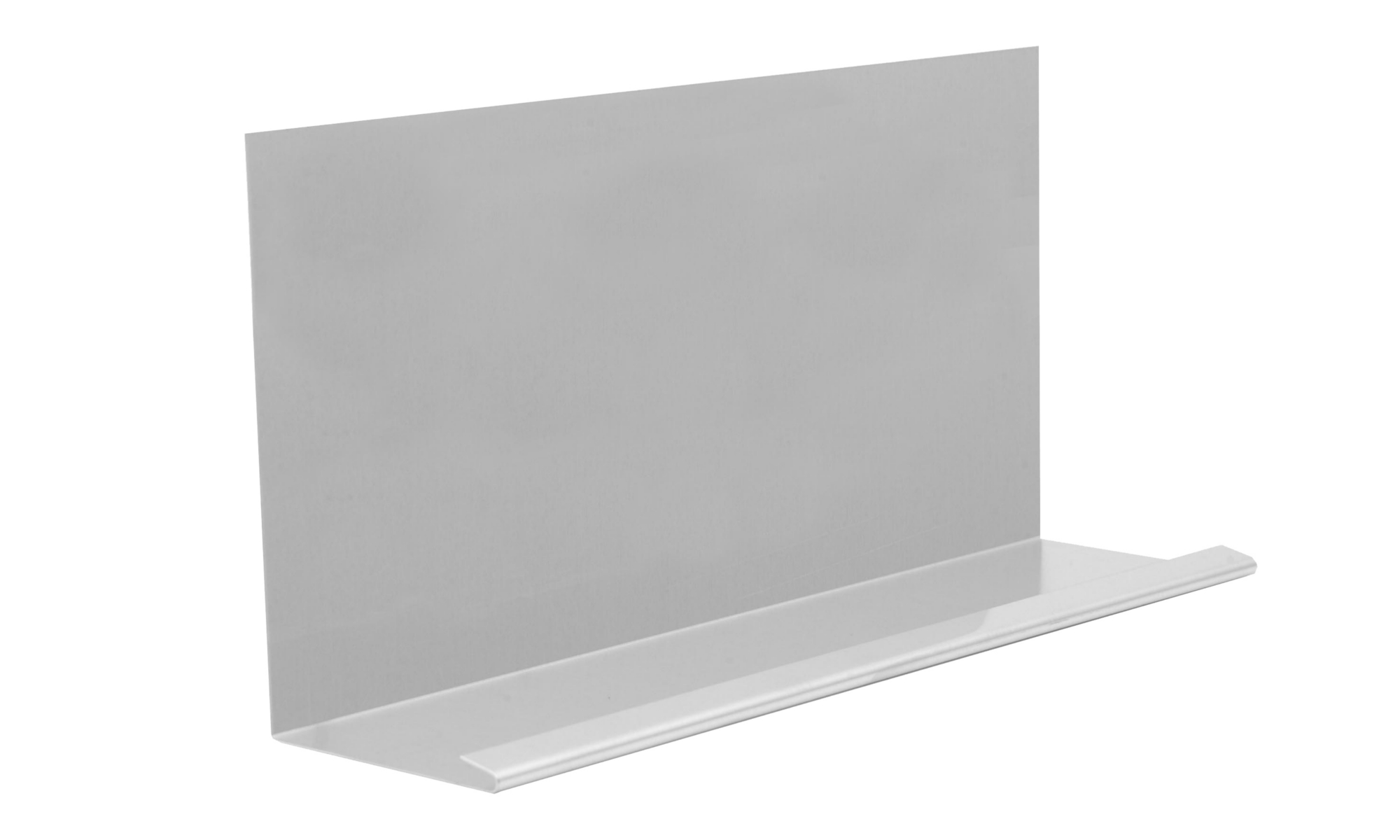 Sarei Winkelblech mit Wasserfalz, 155 x 80 mm, 200 cm lang, Aluminium natur