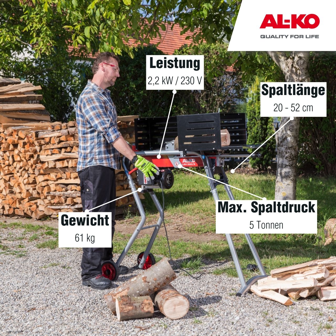Al-Ko Holzspalter LSH 520/5