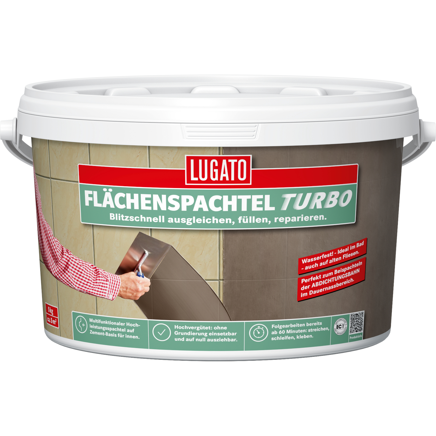 Lugato Flächenspachtel Turbo 5 kg