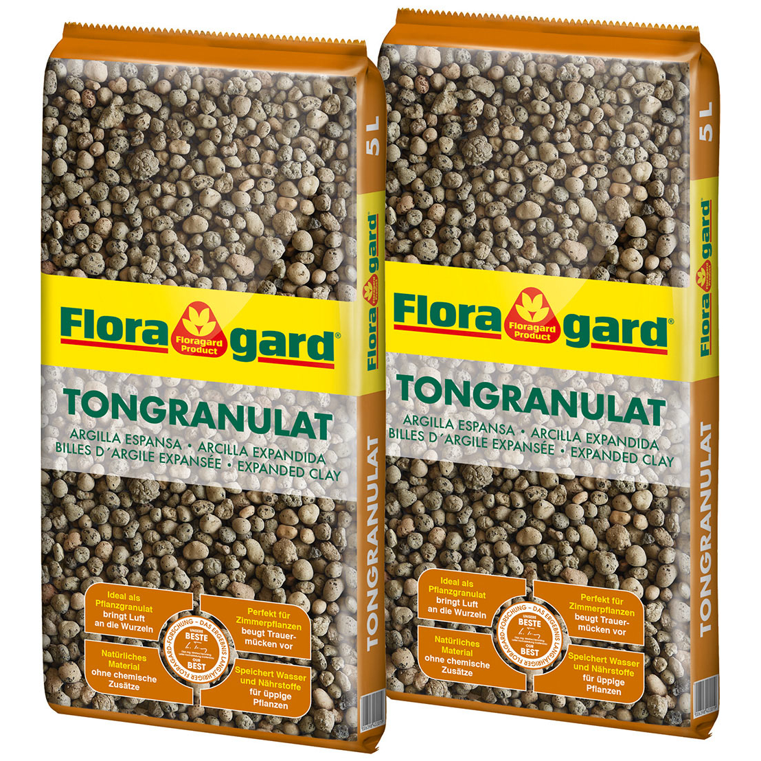 Floragard Tongranulat 2x5 L