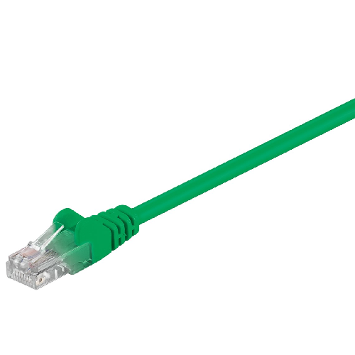 Goobay CAT 5e Patchkabel U/UTP Grün 0,5 m