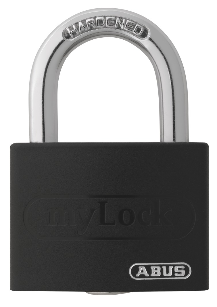 Abus Vorhangschloss Aluminium T65AL/40 schwarz mit Nano Protect