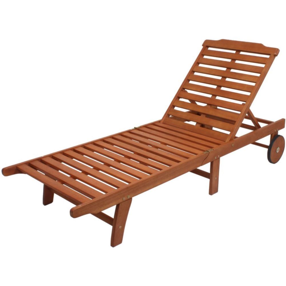 Garden Pleasure Sonnenliege Palm Springs klappbar 197 x 69 x 30 - 89 cm