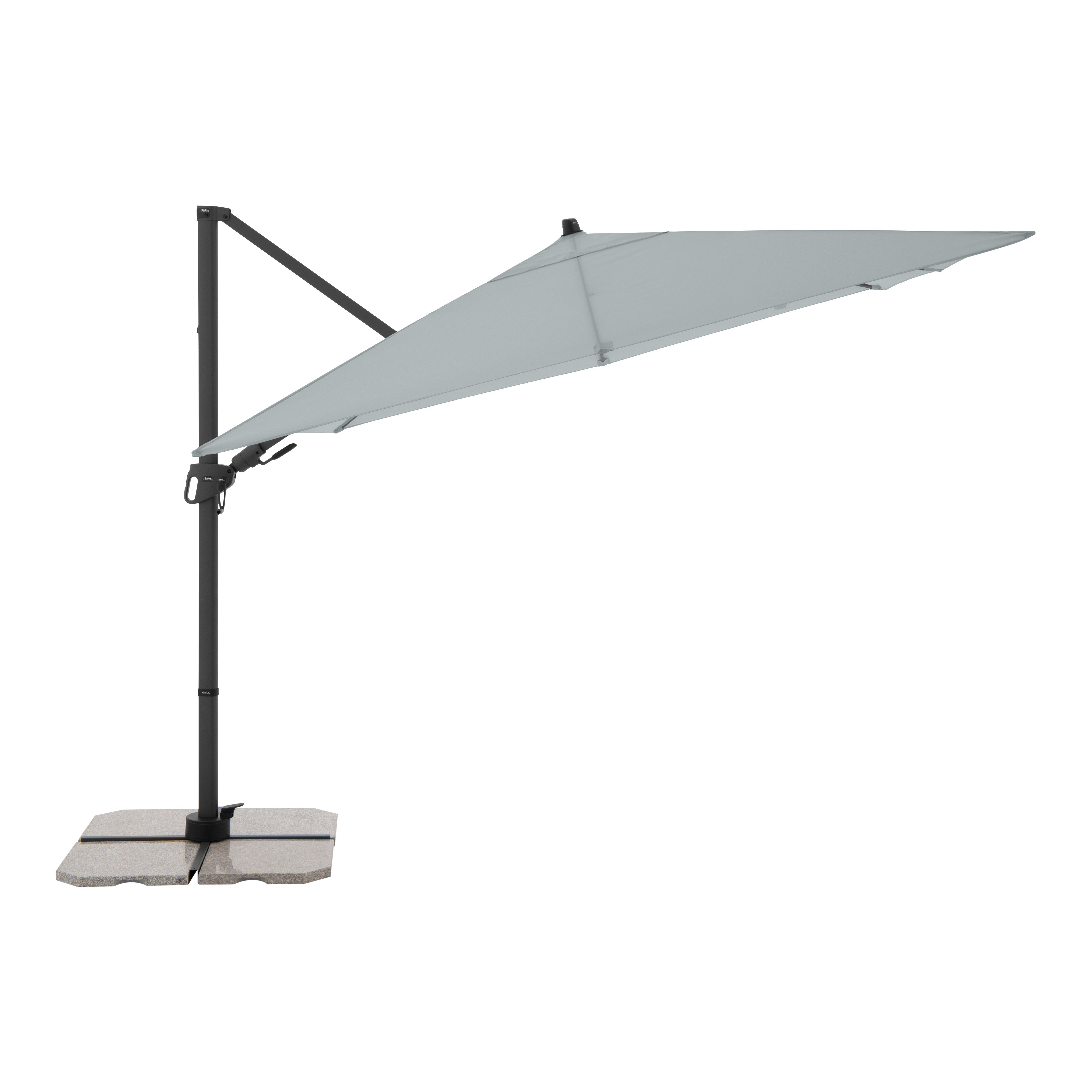 Doppler Pendelschirm Ravenna Dx 280cm hellgrau