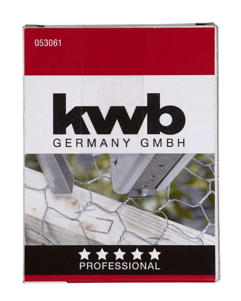 KWB Klammern 11,4 mm x 6 mm Flachdraht Stahl 5000 Stück