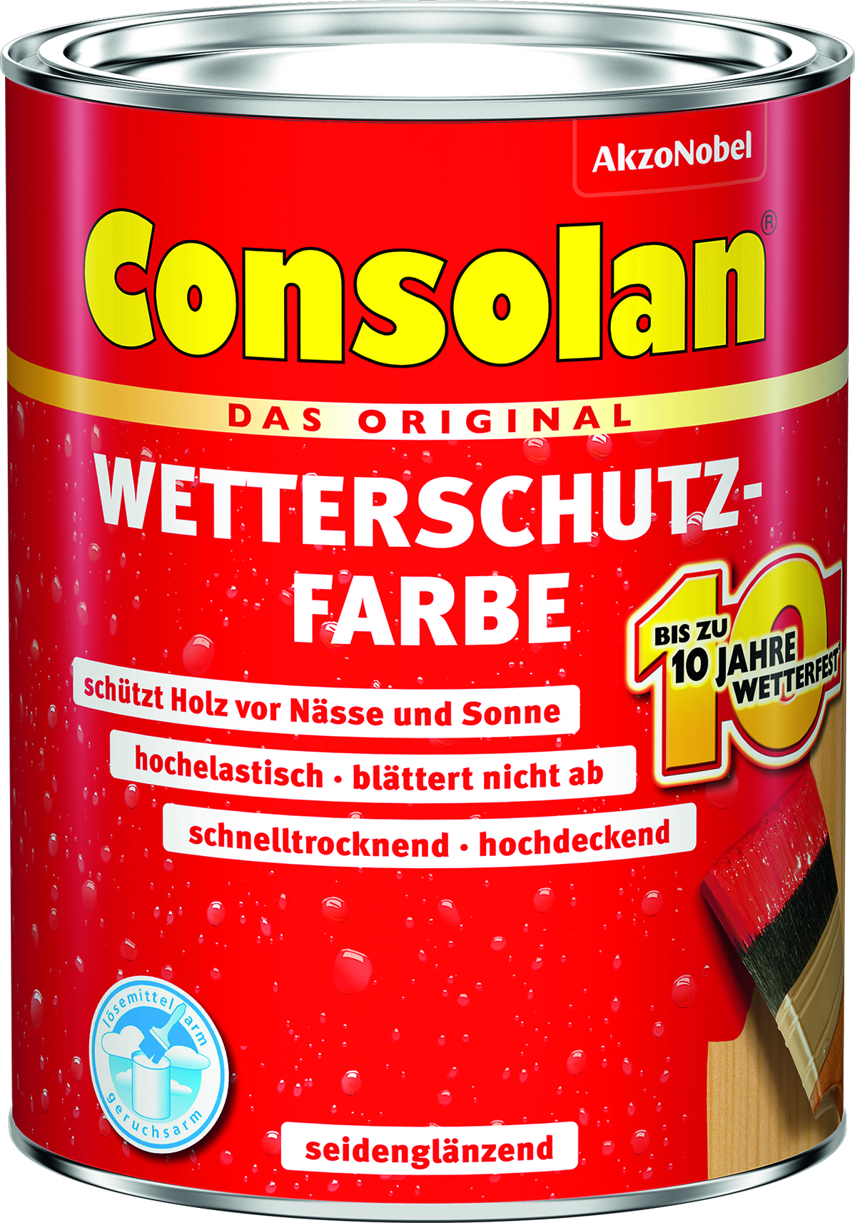 Consolan Wetterschutzfarbe 750 ml dunkelbraun