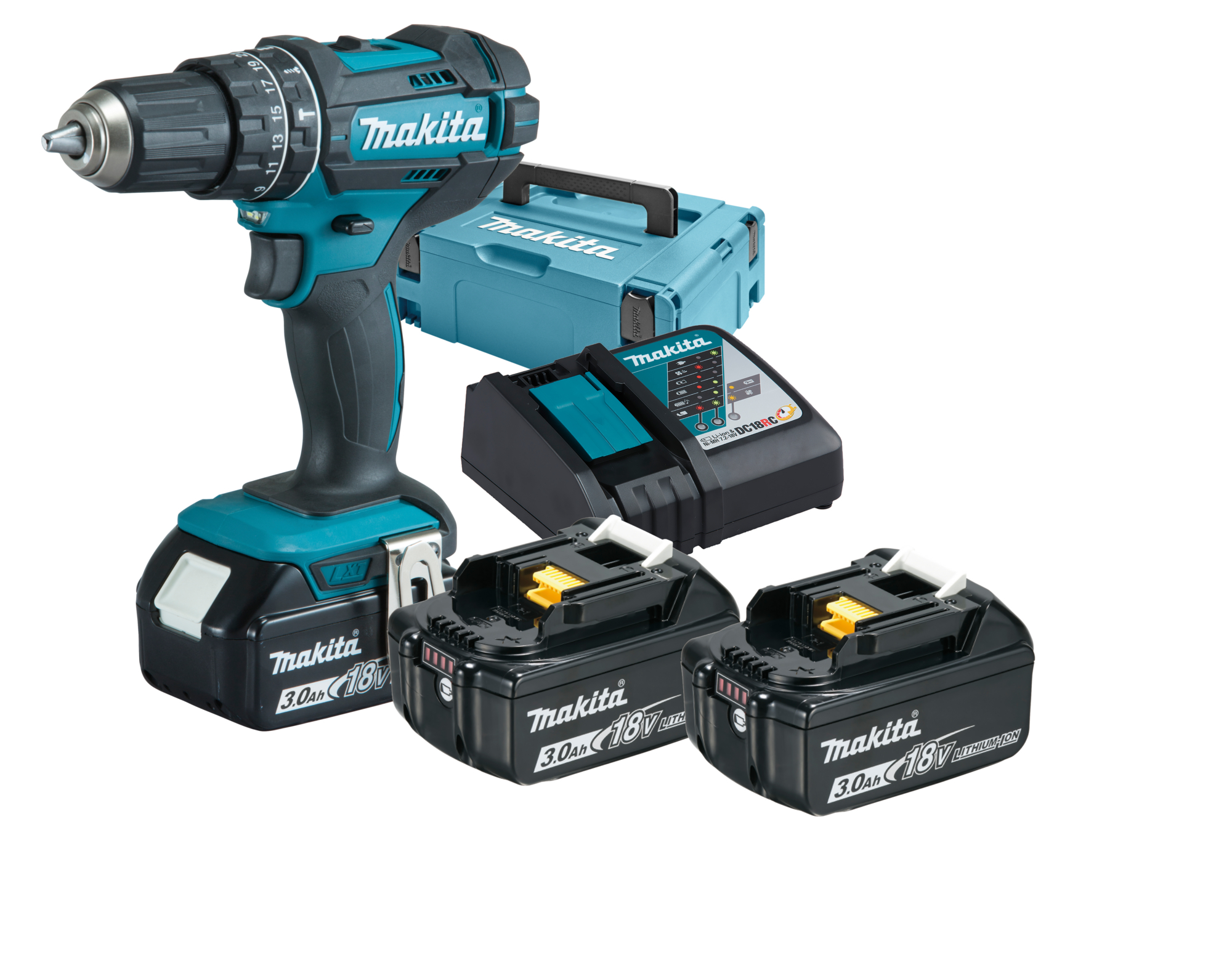 Makita Akku-Schlagbohrer DHP482RFJ Makita Akku-Schlagbohrer DHP482RFJ