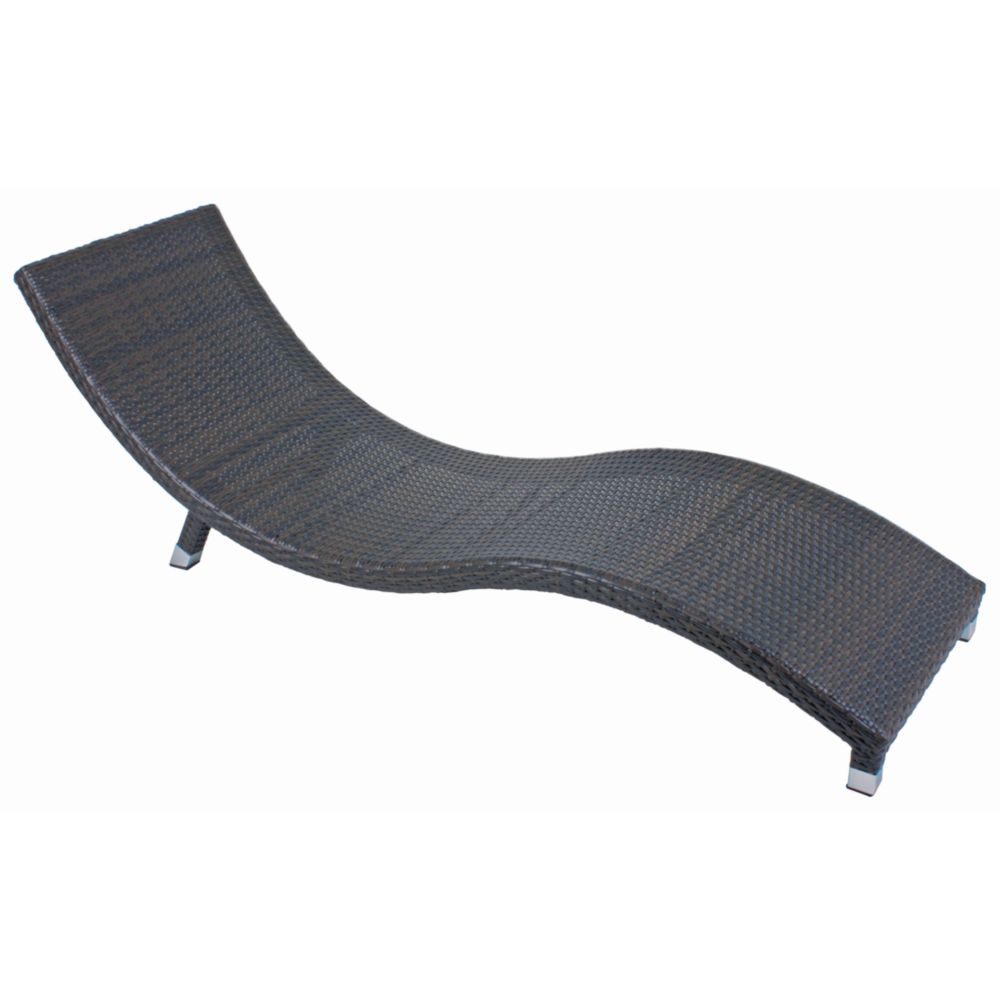 Garden Pleasure Sonnenliege Caracas coffee 185 - 195 x 59 x 62 cm