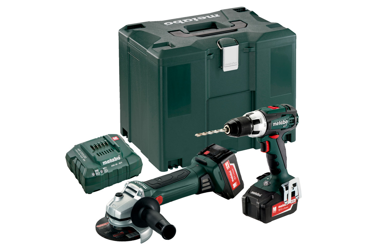 Metabo Combo-Set 2.4.1 mit BS18LT + W 18 LTX 125