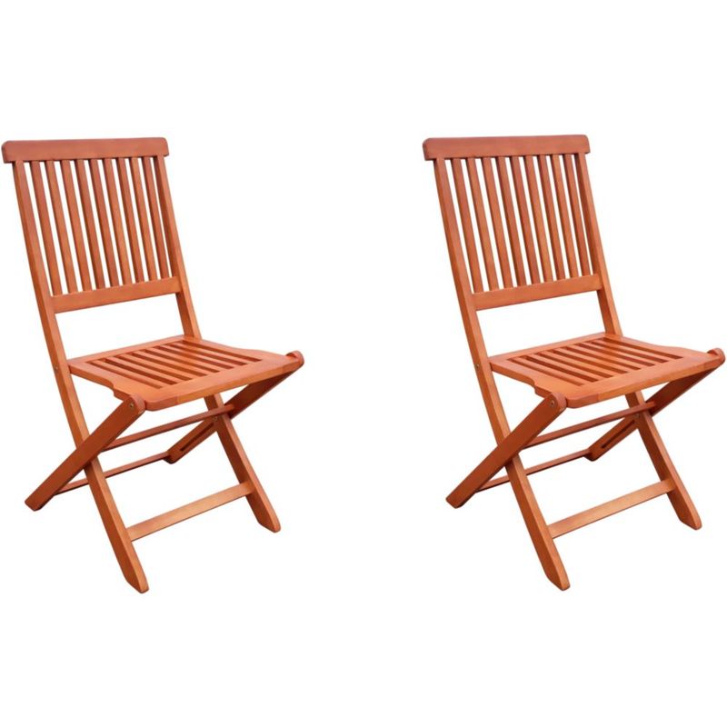 Garden Pleasure Klappstuhl Angwin 2-er Set 56 x 45 x 90 cm