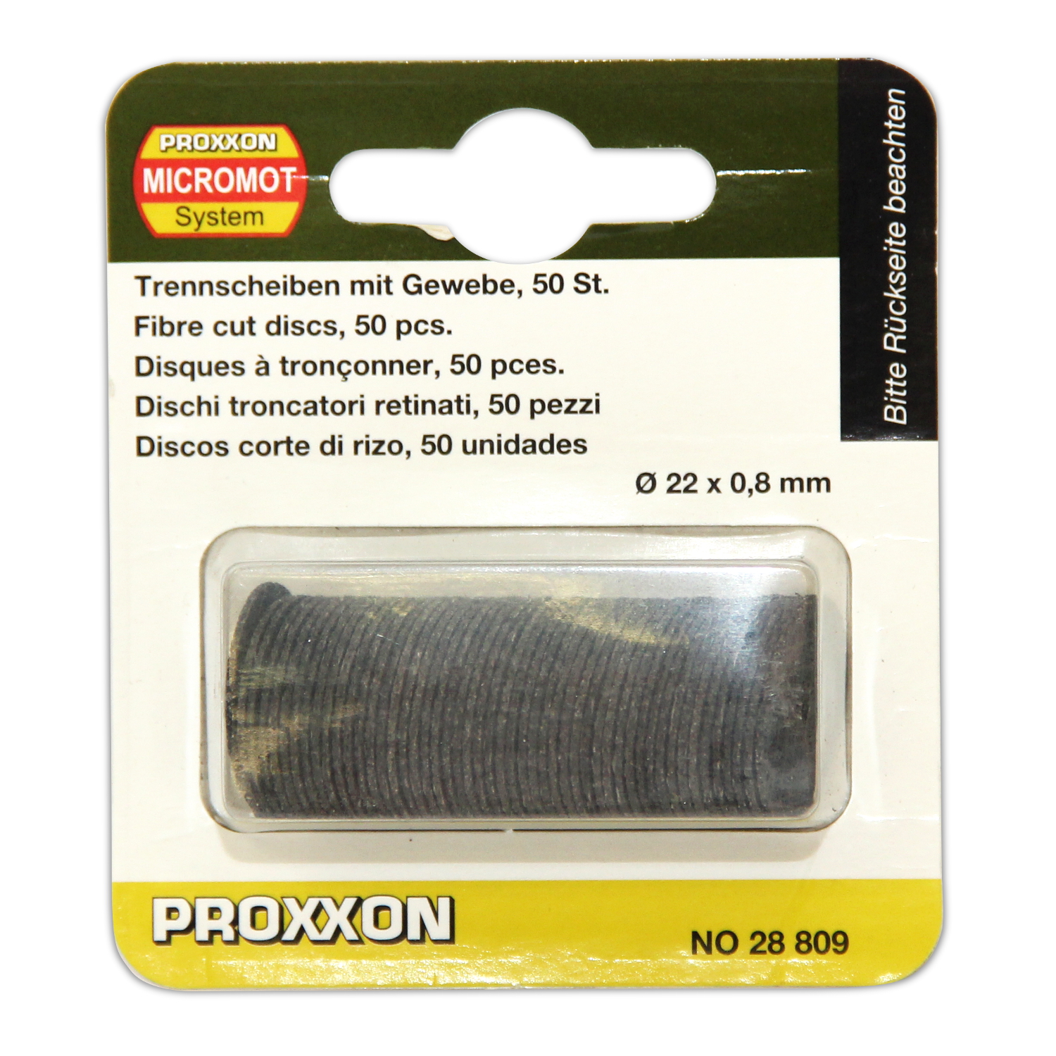 Proxxon Trennscheiben mit Gewebe Ø 22mm