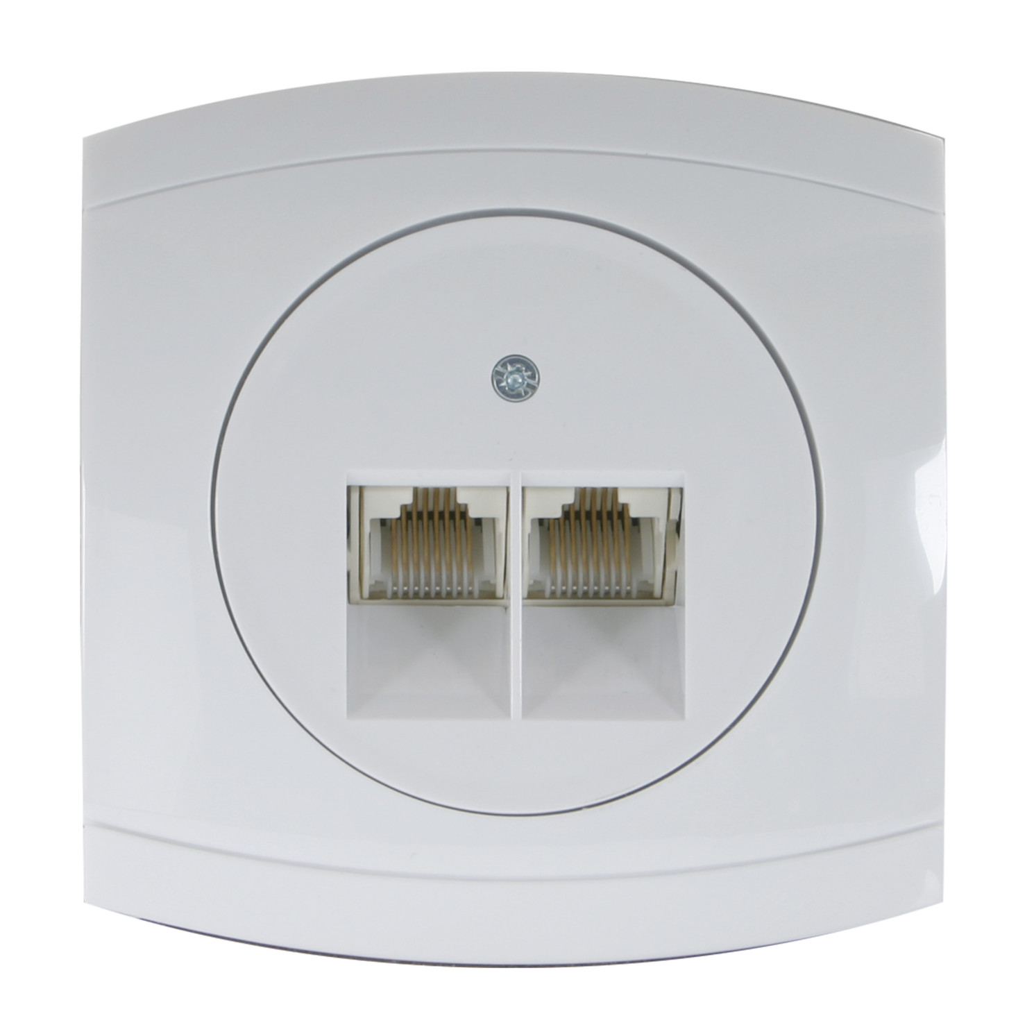 Düwi Modena ISDN-Dose 2x8(8) weiss AL