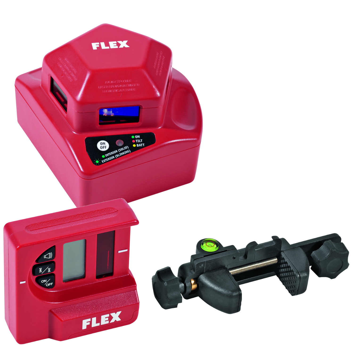 Flex ALC 1-360 Linienlaser mit LR1 Laser-Empfänger im Set