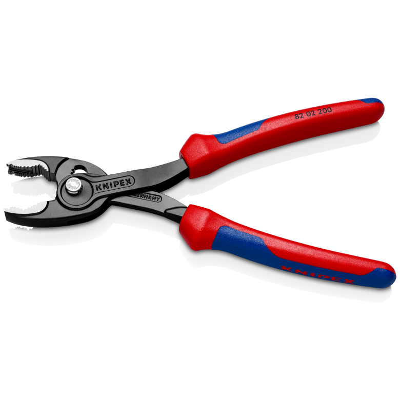 Knipex Frontgreifzange TwinGrip 200 mm Griffe mit Mehrkomponentenhüllen 82 02 200 Knipex Frontgreifzange TwinGrip 200 mm Griffe mit Mehrkomponentenhüllen 82 02 200