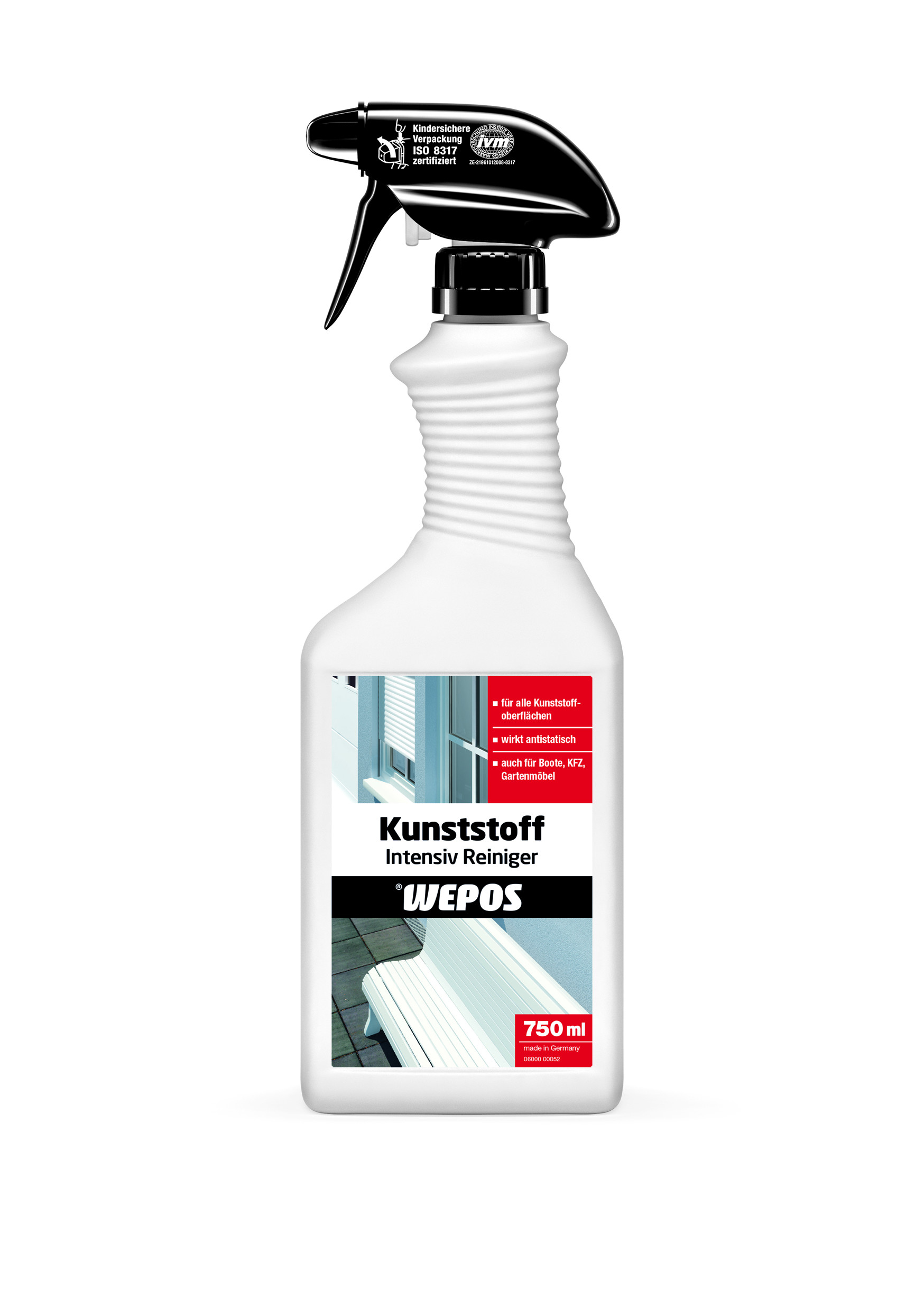 Wepos Kunststoff Intensiv Reiniger 750 ml