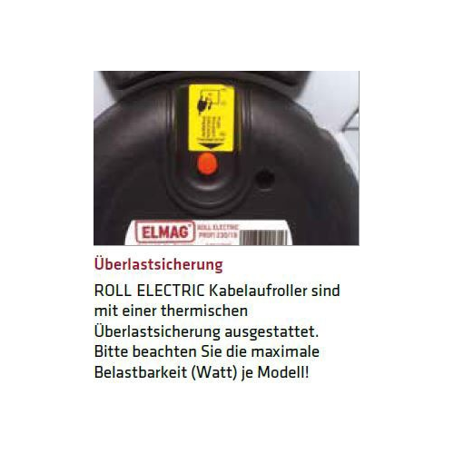 Elmag Automatischer Kabelaufroller Roll Electric Junior 230/10