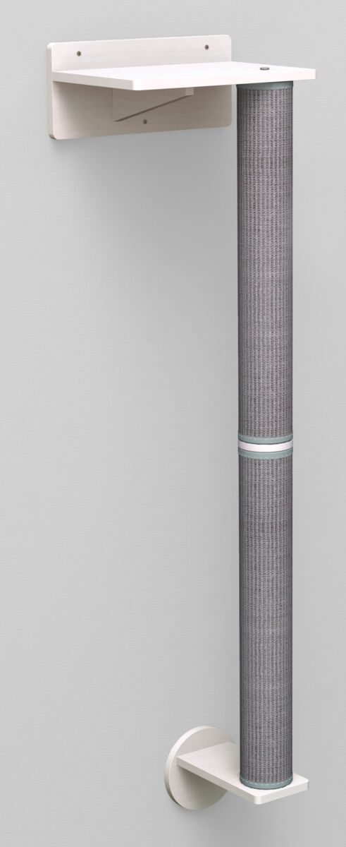 Trixie Wand-Set 1 für Kletterlandschaft 35 × 130 × 25 cm weiß-lasiert/grau