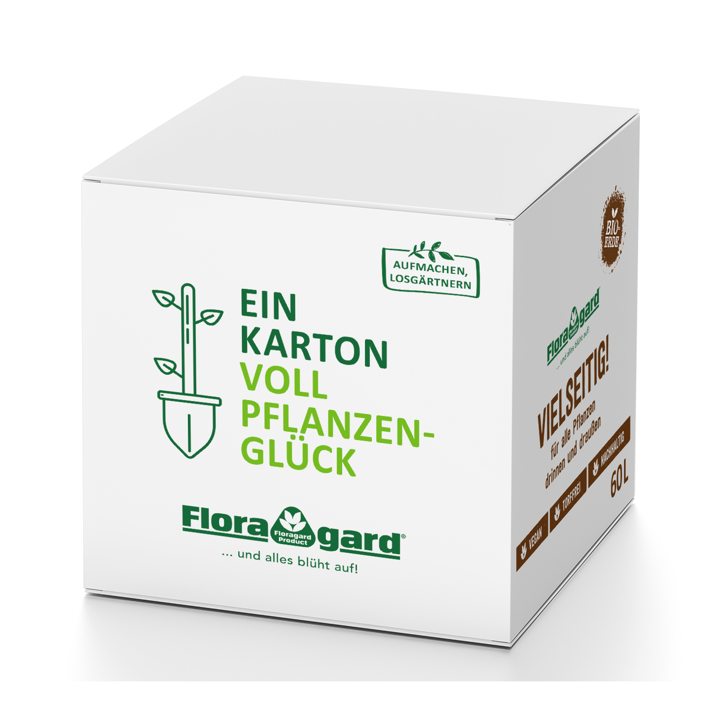 Floragard Bio-Erde Vielseitig in der Box 60 Liter