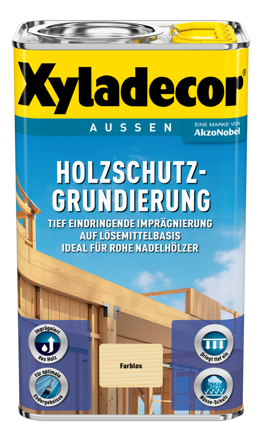 Xyladecor Holzschutz-Grundierung Lösemittelbasis 5 L