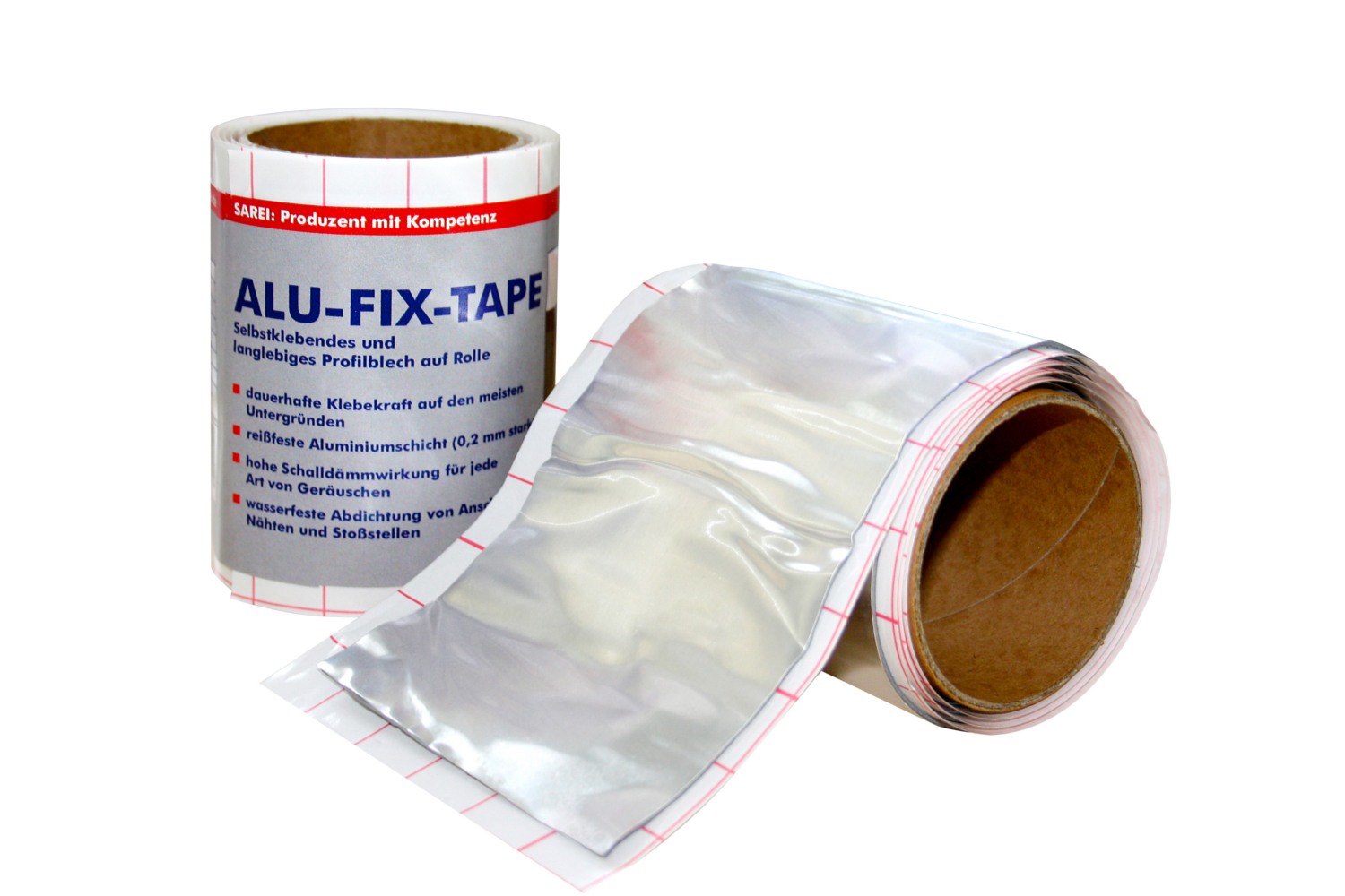 Sarei Alu-Fix-Tape Reparatur-und Abdichtungsband, 1 m x 100 mm