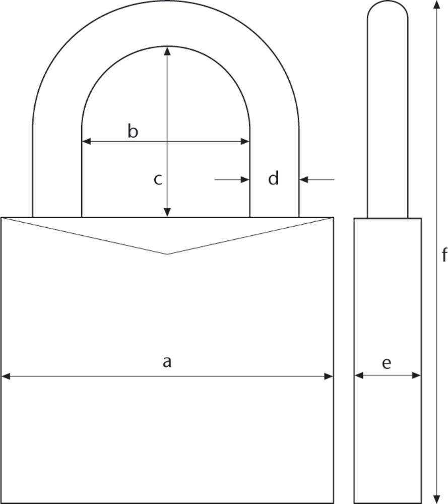 Abus Aluminium-Zahlenschloss 145/30,silber