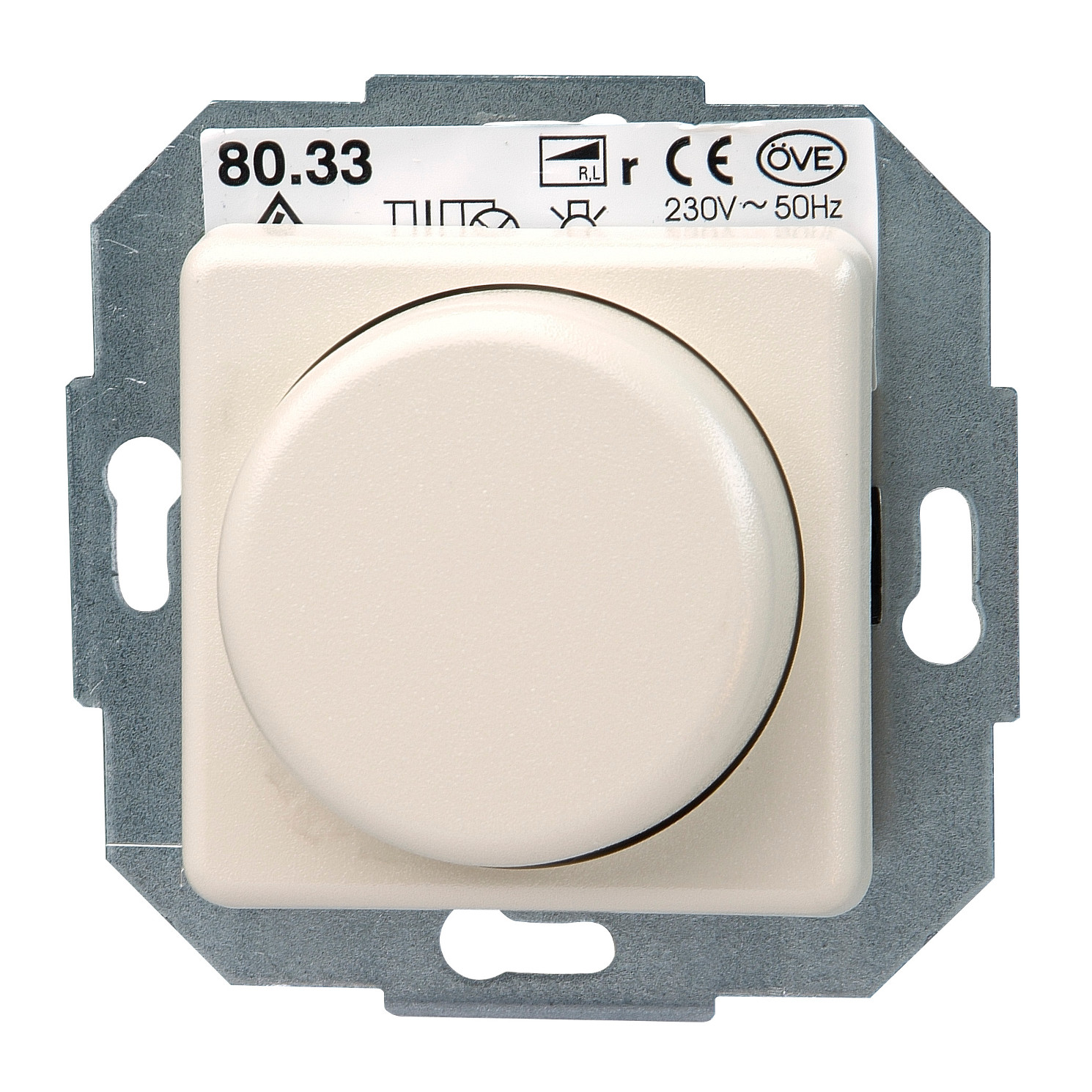 Kopp Dimmer mit Wippen-Wechselschalter Europa 40-400W/VA