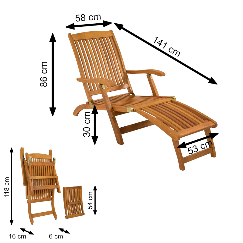 Indoba Deck Chair Sun Flair