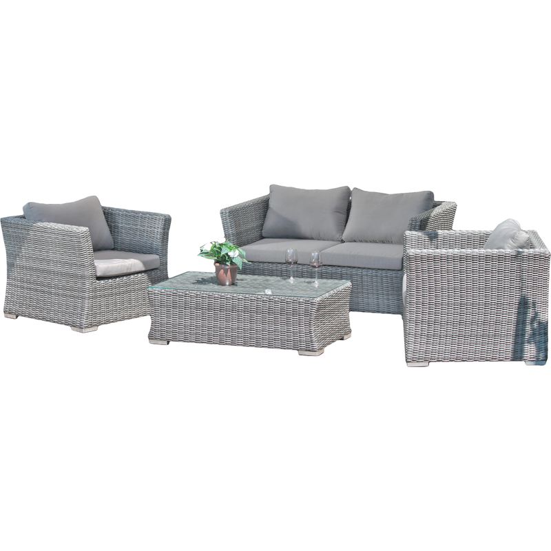 Garden Pleasure Lounge-Gruppe Avila 4-teilig