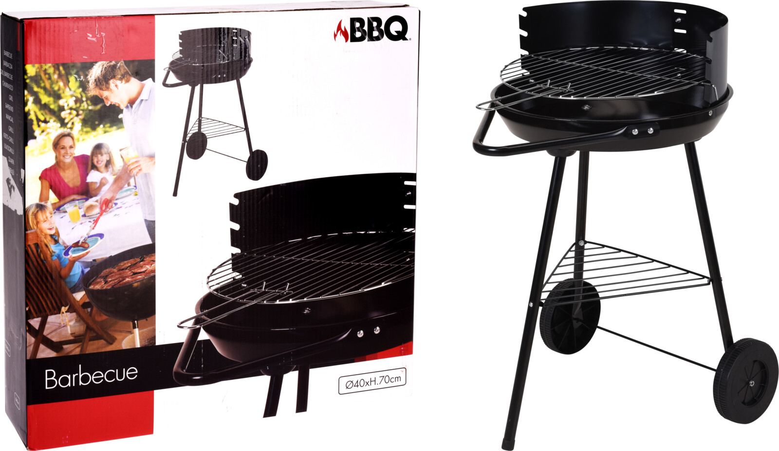 Vaggan Holzkohlegrill Halboffen