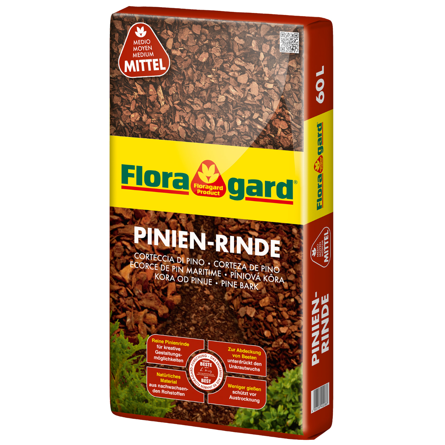 Floragard Pinienrinde mittel 15-25 mm 60L