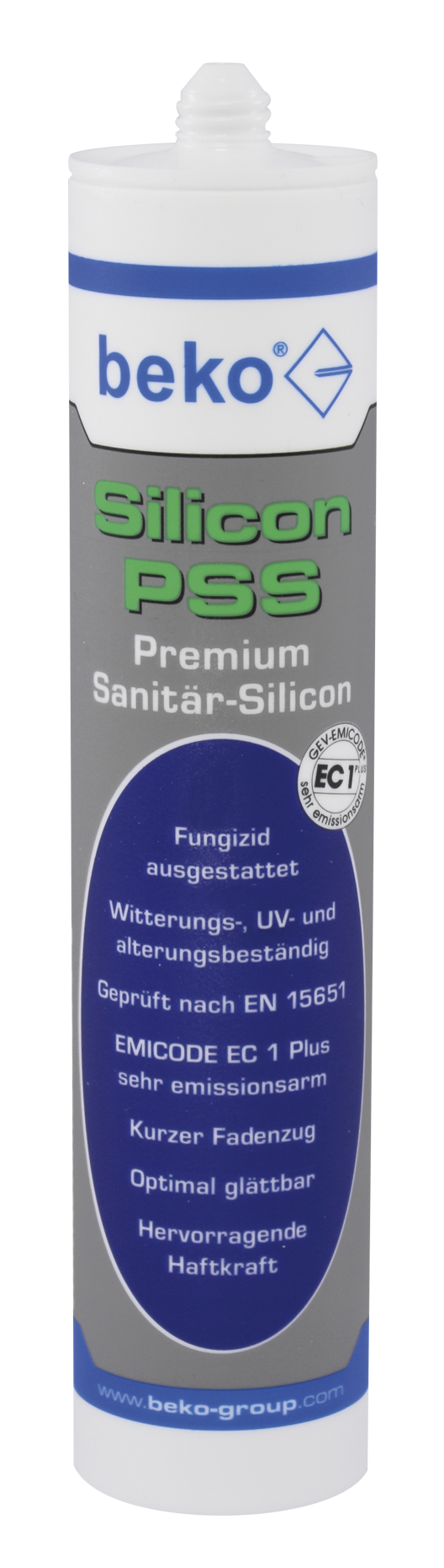 Beko Silicon PSS 310 ml Premium-Sanitär-Silicon transparent