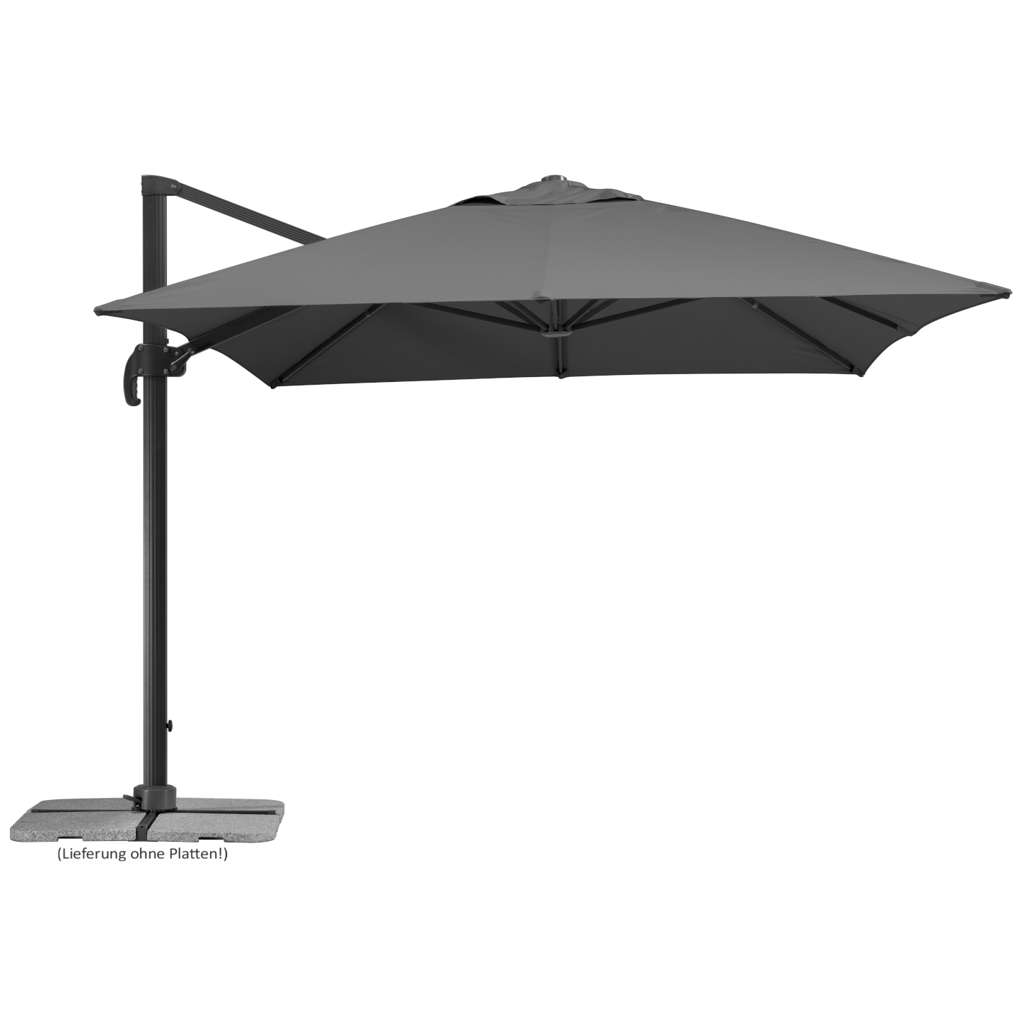 Schneider Classics Ampelschirm Rhodos Grande 300x400/8 anthrazit