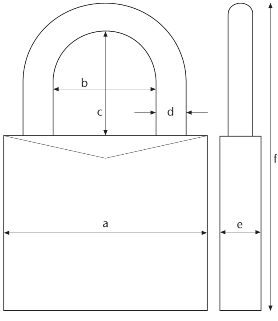 Abus Aluminium-Zahlenschloss 145/20 rot