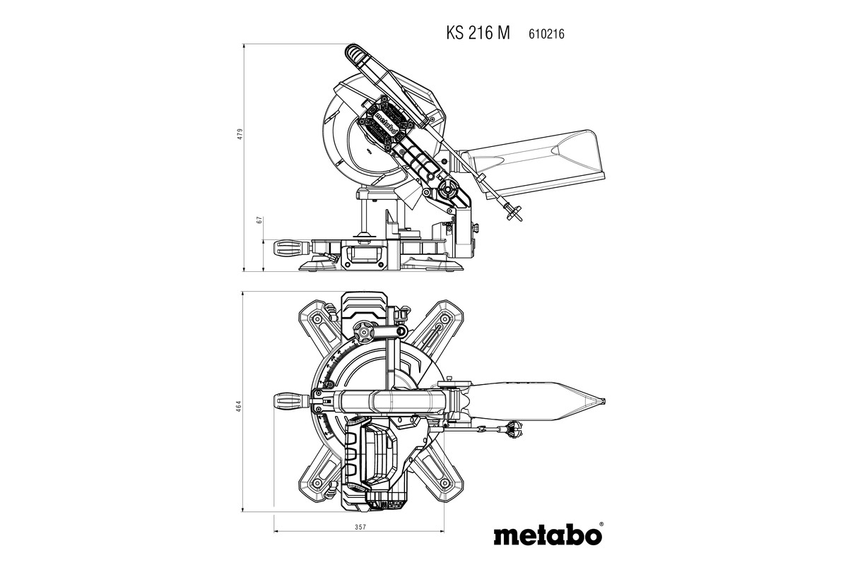 Metabo Kappsäge KS 216 M