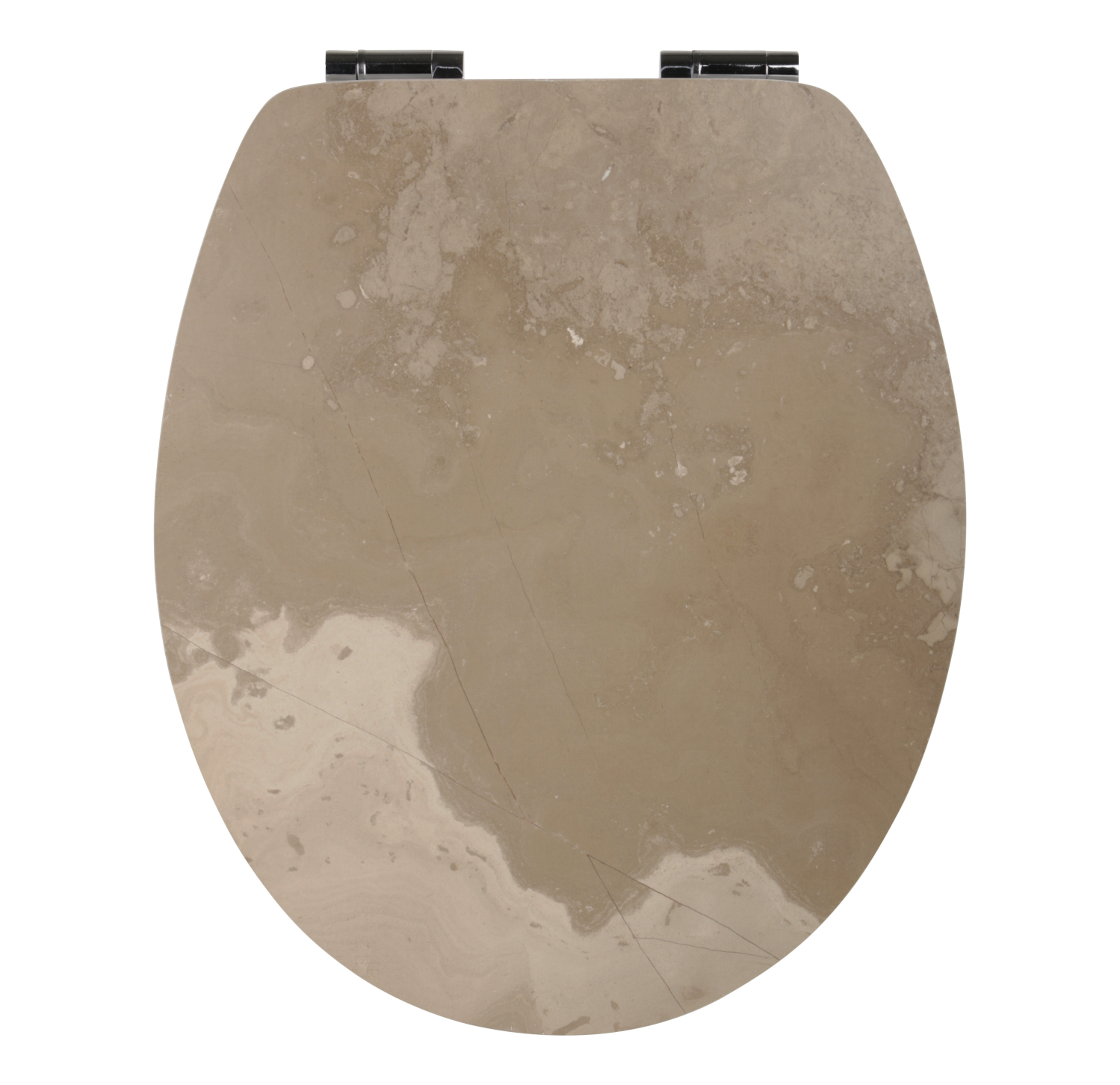 Sanitop WC-Sitz Dekor Coffee Cloud Holzkern Echtstein