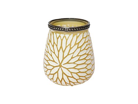 House of Nature Teelichthalter Ligao 11cm  gelb