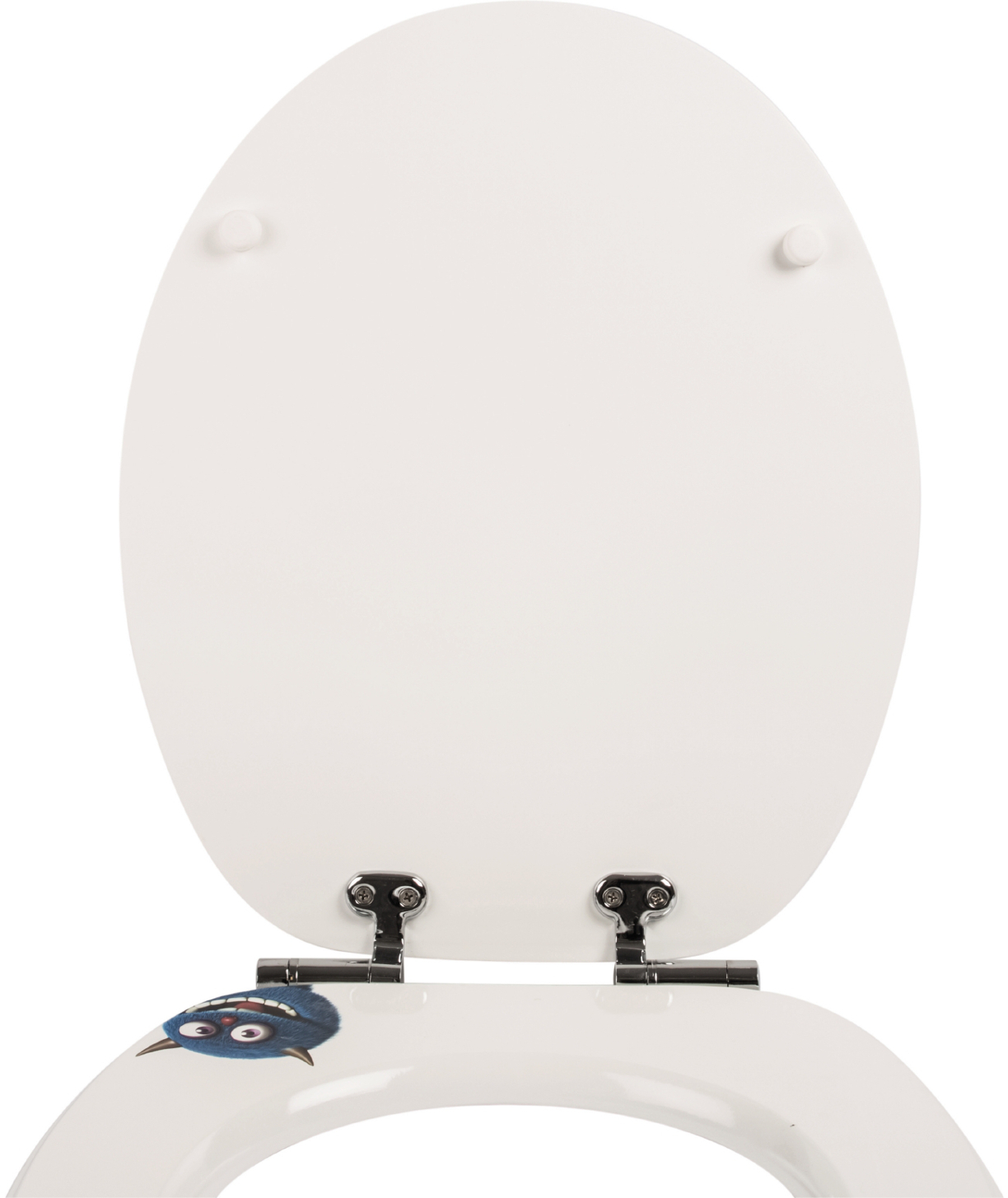 Sanitop WC-Sitz Dekor Monster Ecky mit Soft-Schließ-Komfort und Fast Fix