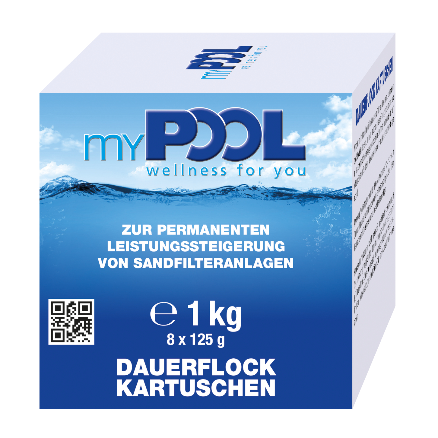 BWT MyPool Flockkartuschen 8x125 gr. 1 kg