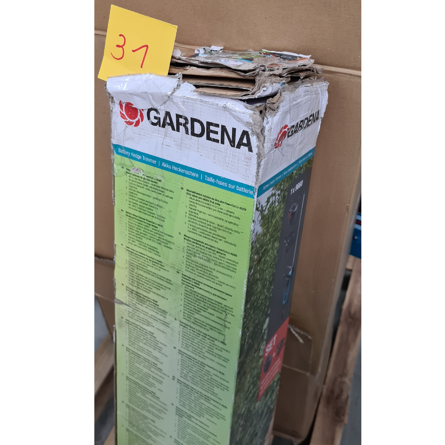 Gardena Akku-Heckenschere PowerCut Li-40/60 Ready-To-Use Set B-Ware
