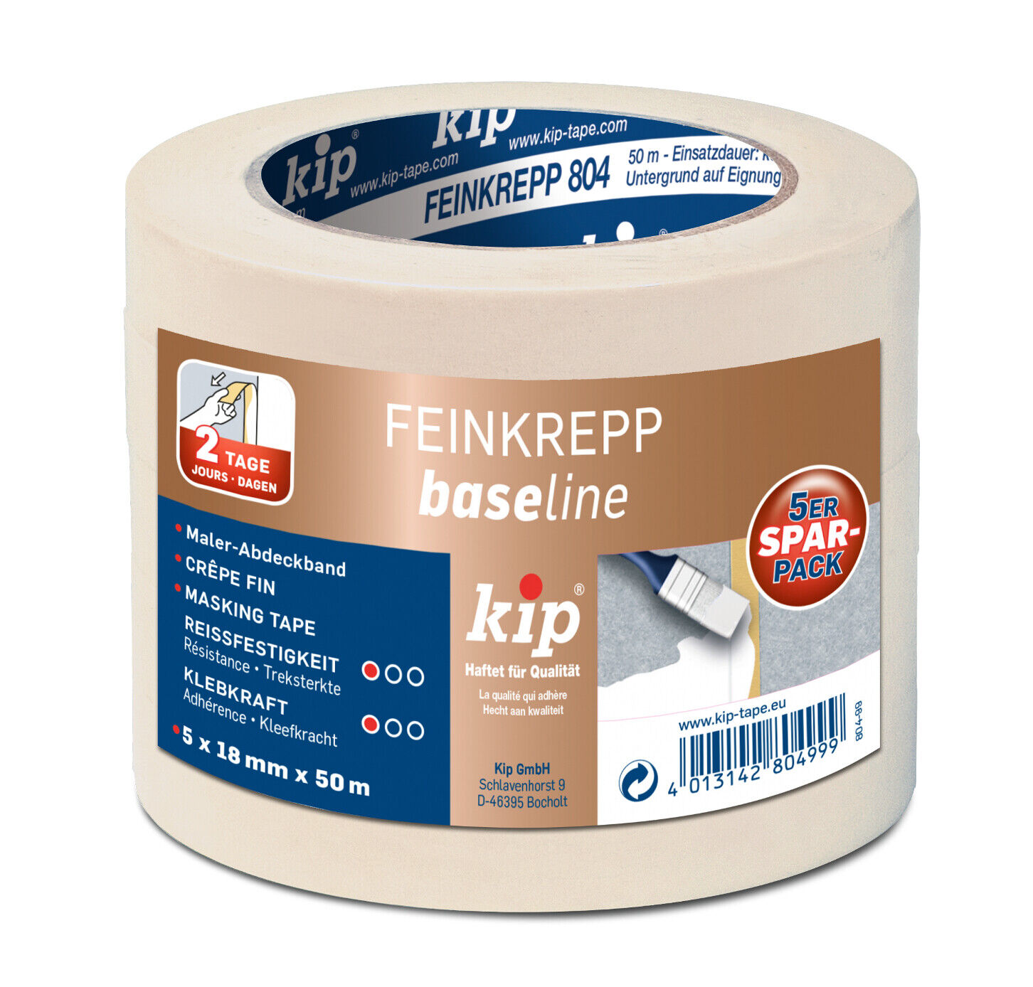 Kip Feinkrepp 5x 18 mm x 50 m