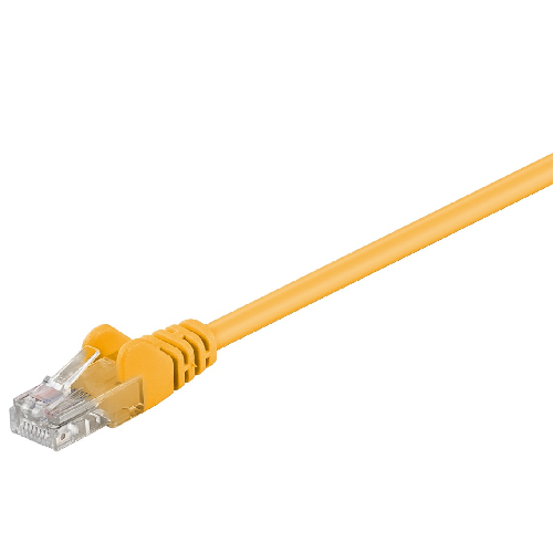 Goobay CAT 5e Patchkabel U/UTP Gelb 7,5 m