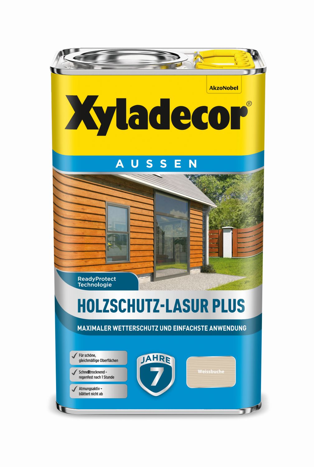 Xyladecor Holzschutz-Lasur Plus Weissbuche 2,5l