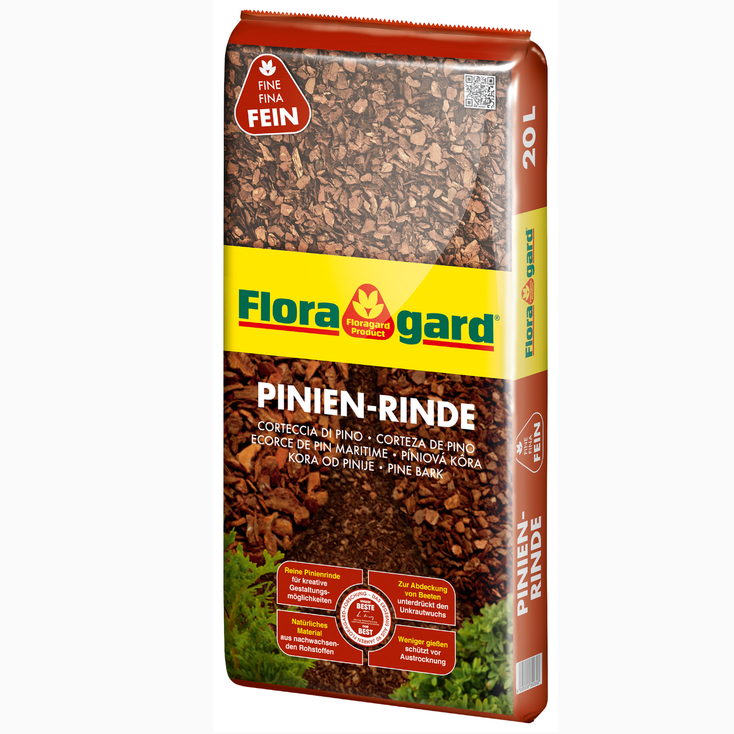 Floragard Pinienrinde extra fein 2-8 mm 1x20L