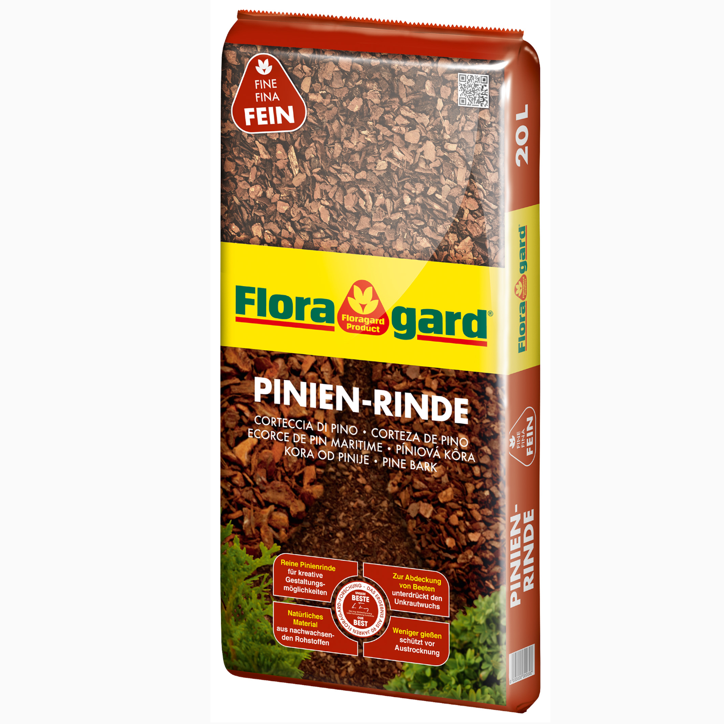 Floragard Pinienrinde extra fein 2-8 mm 1x20 L